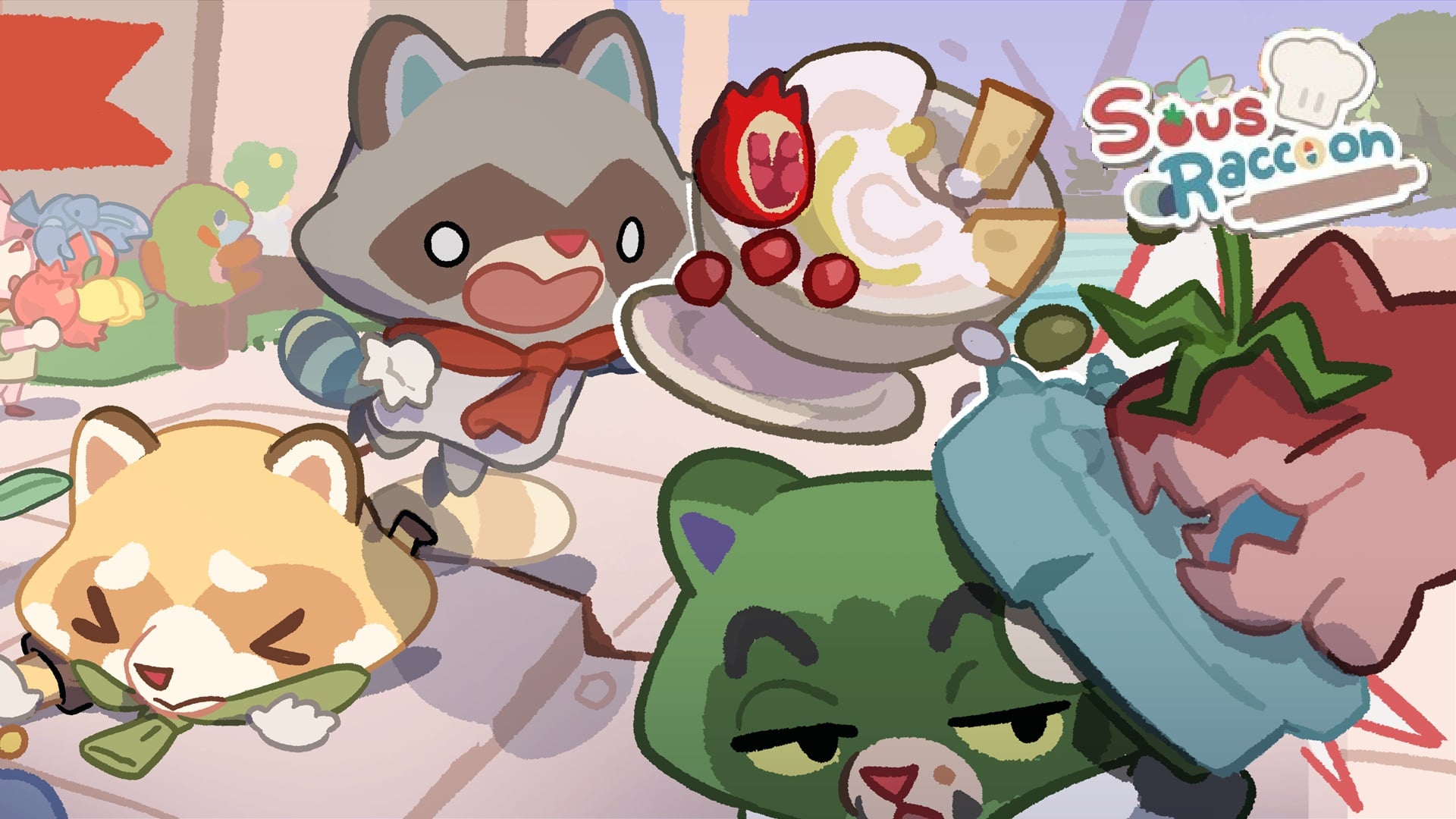 Cooking Roguelite Sous Raccoon Is Leaving Steam Early Access Soon!